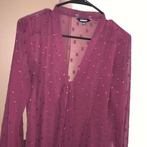 polka dot long sleeve